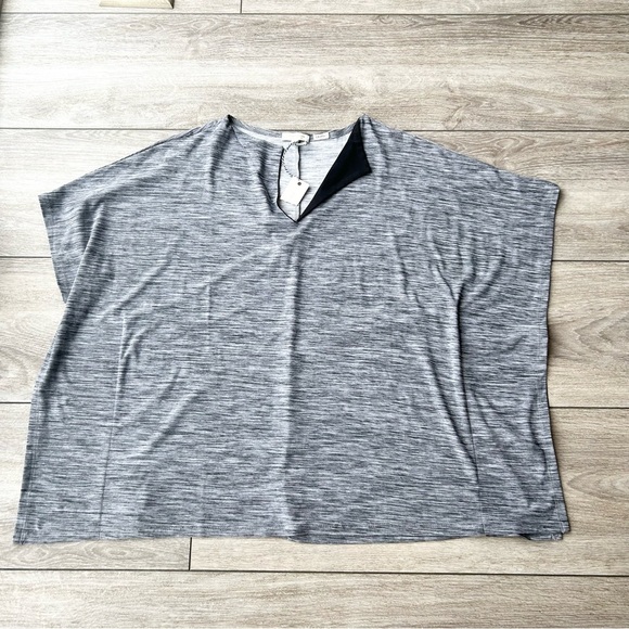 NWT Lucky Brand Jersey Poncho Top - Picture 4 of 12